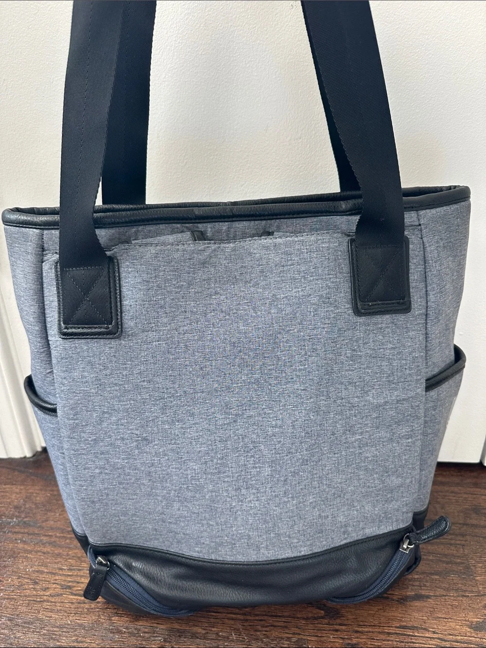 Lole Heather Blue-Grey Convetible Laptop Tote